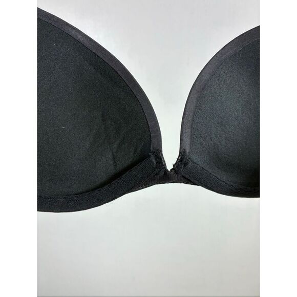 SKIMS NWT Push Up Plunge Bra in Onyx Size 32A - Picture 7 of 9